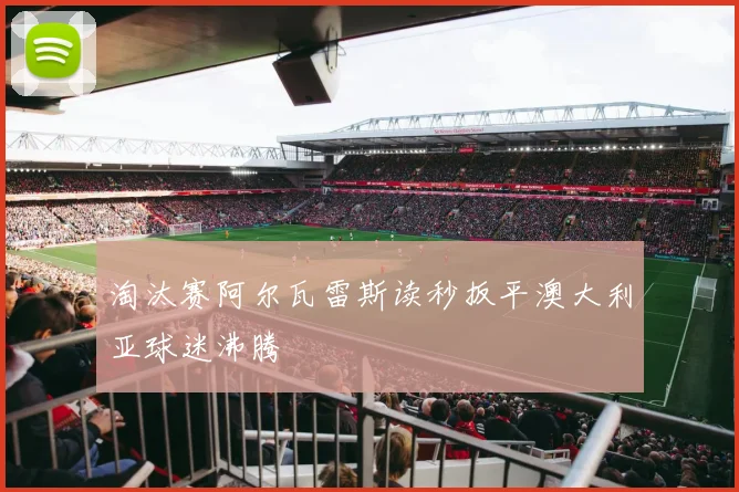 淘汰赛阿尔瓦雷斯读秒扳平澳大利亚球迷沸腾