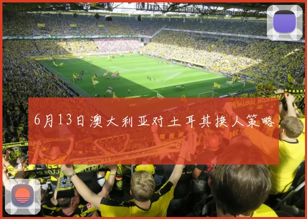 6月13日澳大利亚对土耳其换人策略